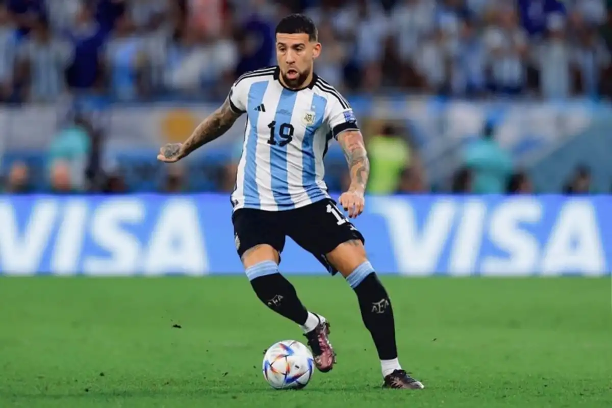 PEDIDO DE AMNISTÍA. La selección argentina confía en contar con Nicolás Otamendi para el debut frente a Argelia el 16 de junio.