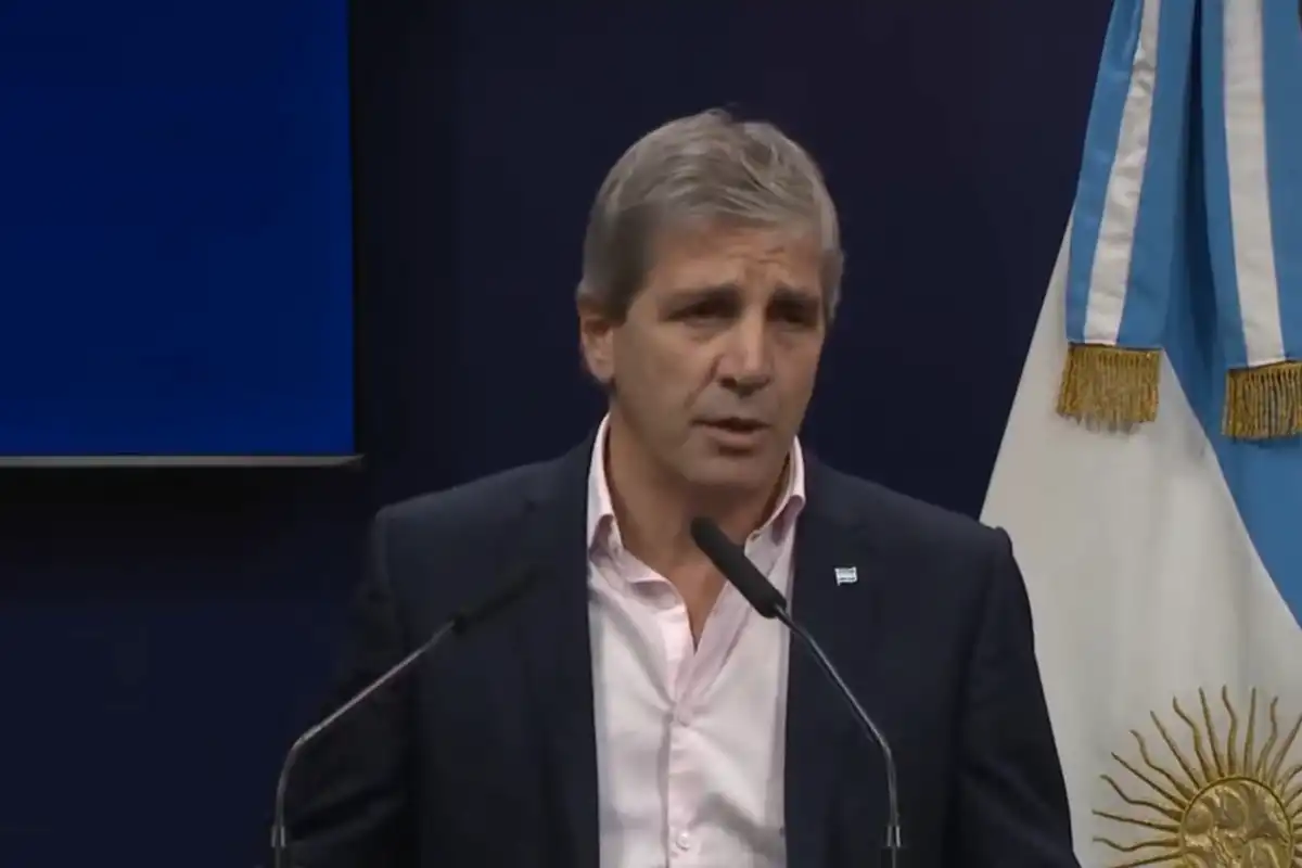 Luis Caputo. CAPTURA DE VIDEO