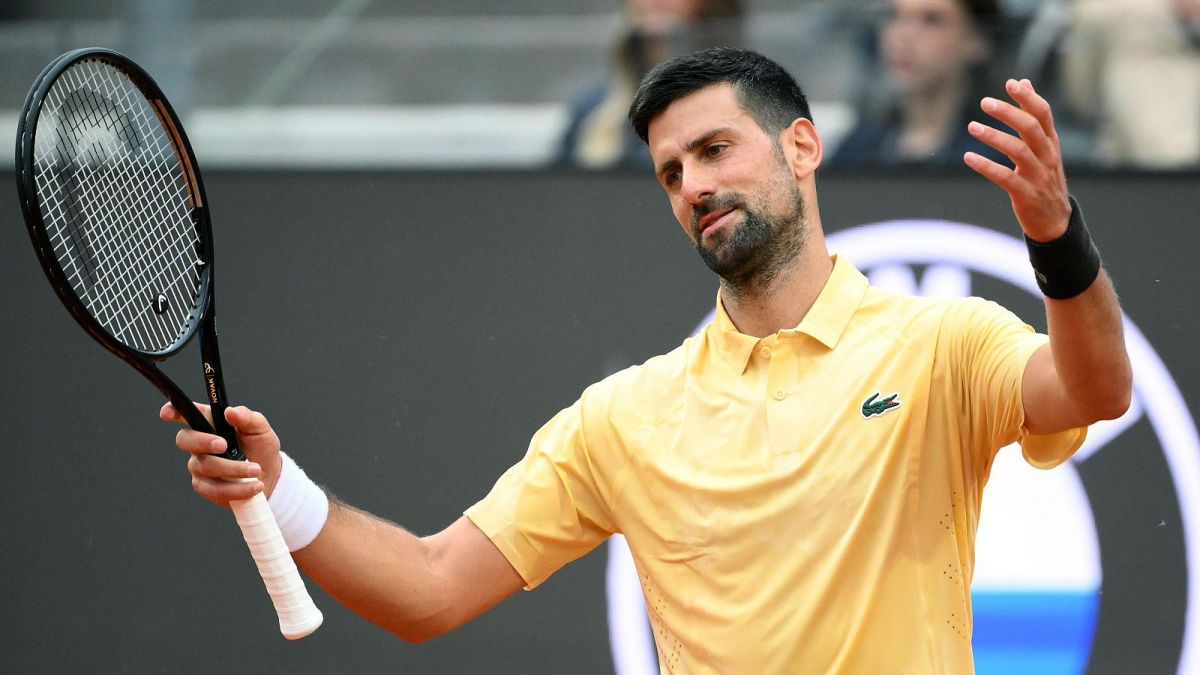 Masters de Roma: Cerúndolo brilló en su debut y Báez cayó, en una jornada marcada por la derrota de Djokovic