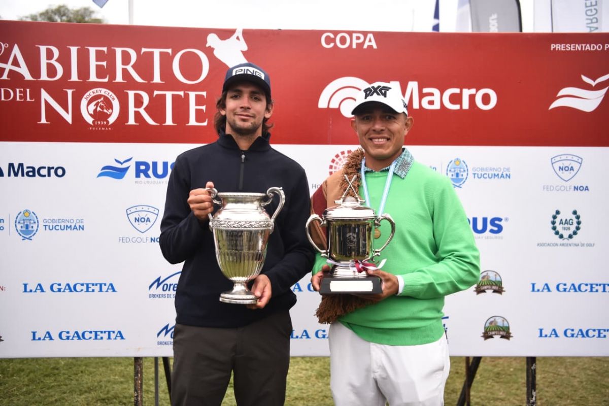 CAMPEÓN DE AFICIONADOS. Segundo Oliva Pinto se coronó como el mejor de los golfistas amateur.