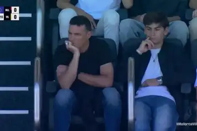 Scaloni reapareció en España y presenció el empate entre Mallorca y Villarreal