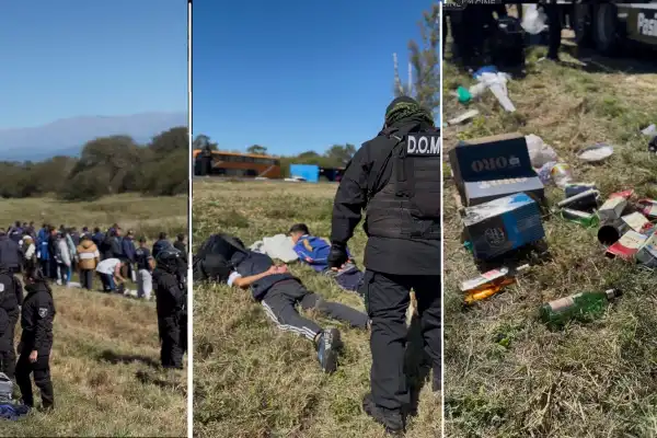 Secuestran cuchillos, trinchetas y marihuana en controles a simpatizantes de Juventud Antoniana