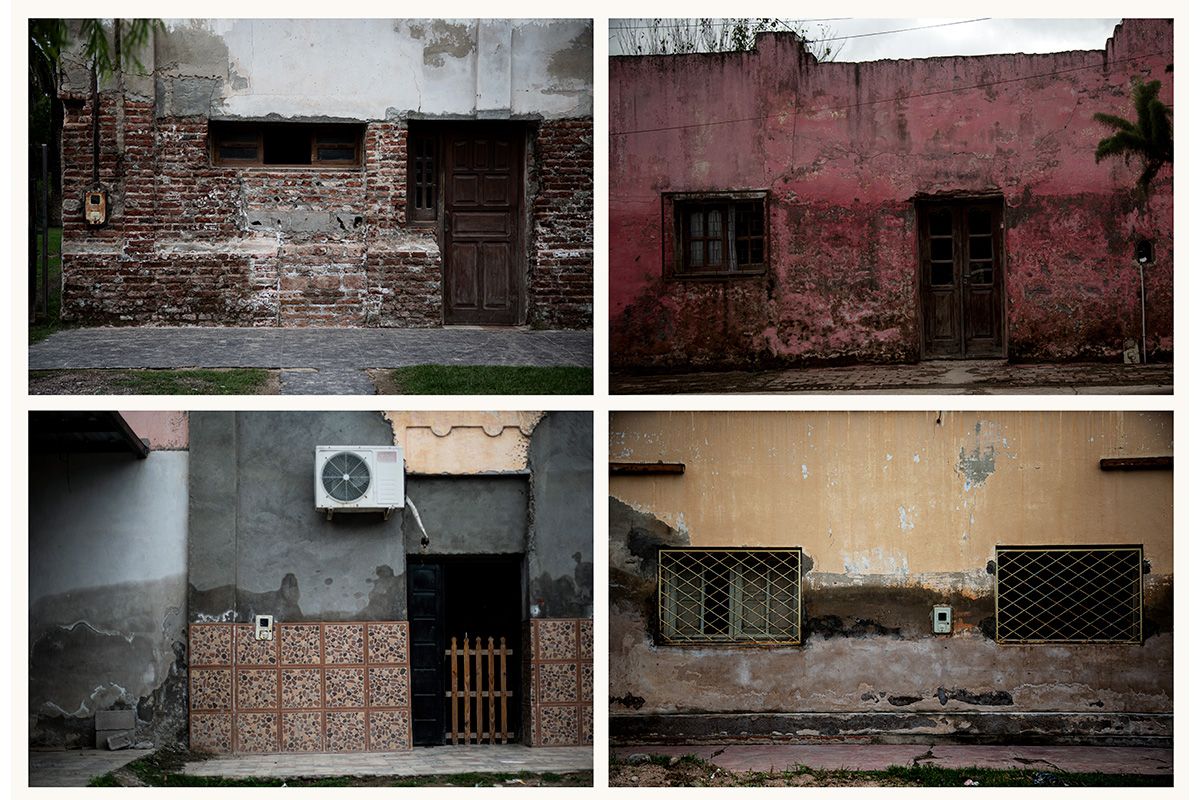 HUELLAS. Las marcas recorren las paredes como un lazo que une al pueblo.