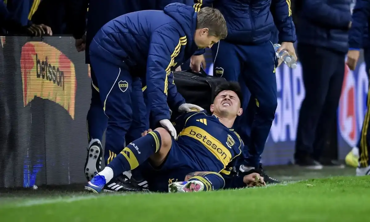 Alarma en Boca: Bareiro sufrió una doble lesión y se pierde el cierre de la Copa Libertadores