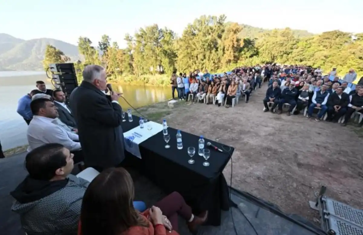 Con fondos propios, la Provincia completó la reparación de una represa clave de El Cadillal