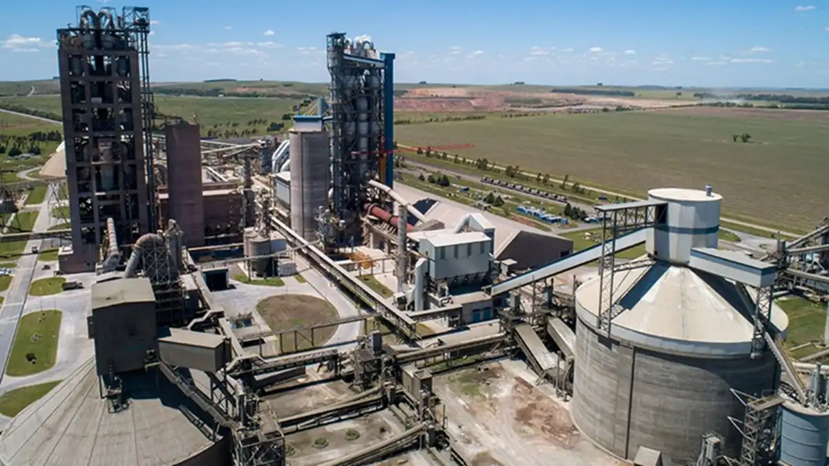 Planta de Loma Negra en Olavarría. 