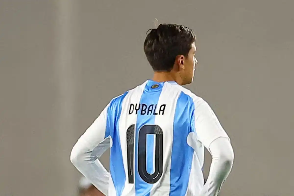 Paulo Dybala utilizó la 10 en un partido en las últimas Eliminatorias rumbo al Mundial 2026.