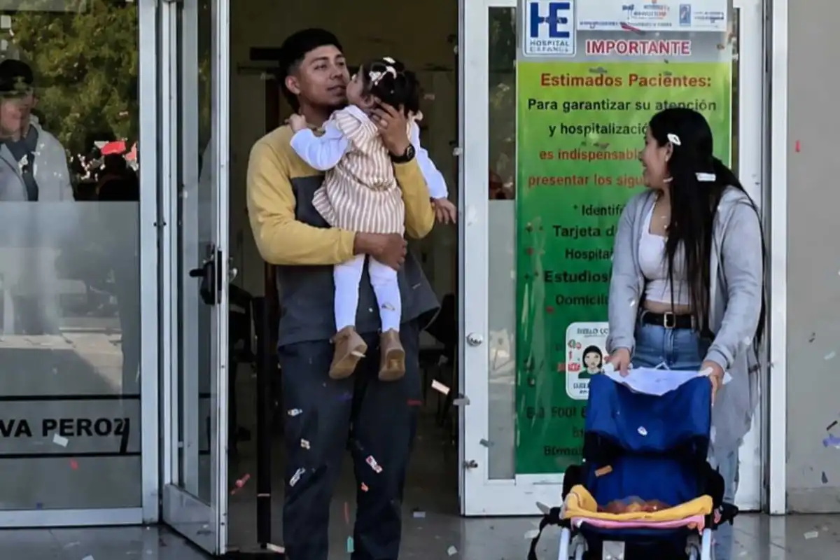 Tras cuatro meses de internación, recibió el alta la niña hallada en una pileta en Cruz Alta