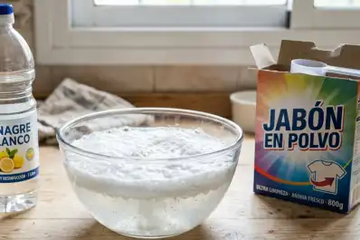 El secreto para una cocina sin grasa: la mezcla de vinagre y jabón líquido que todos recomiendan