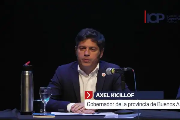 Militantes reclamaron por Cristina Kirchner en un acto de Kicillof y les respondieron con Axel presidente