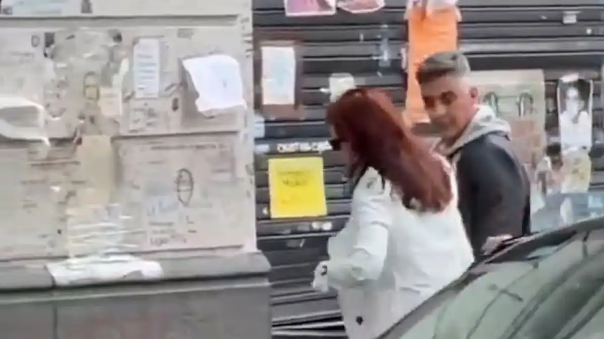 Se armó un revuelo en las redes por un video que muestra a Cristina Kirchner en la calle y sin custodia policial