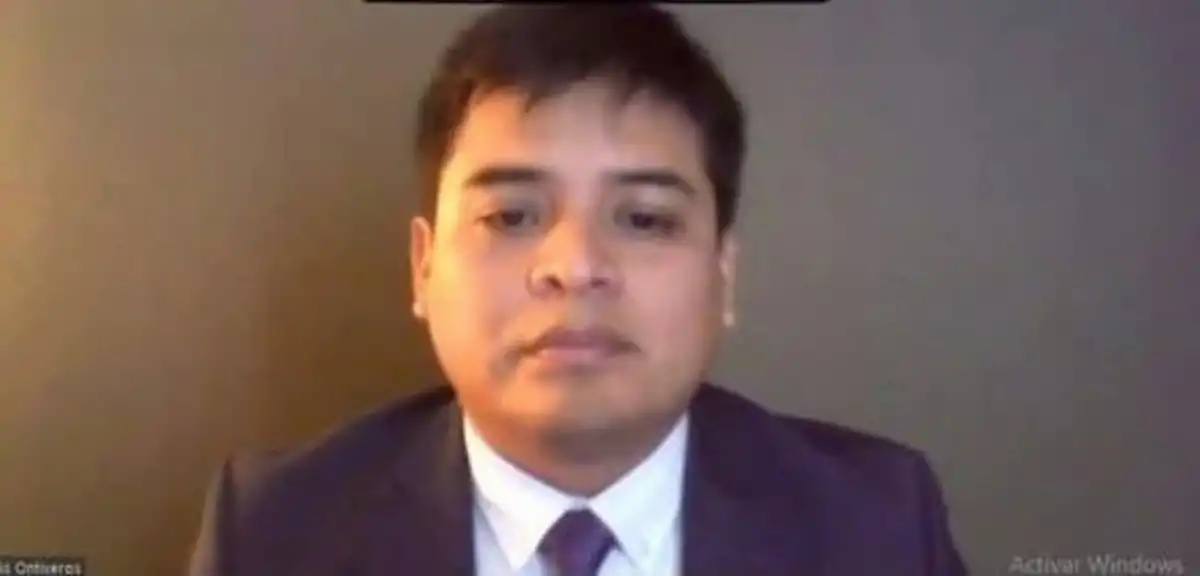 El imputado, Luis Alejandro Ontiveros.