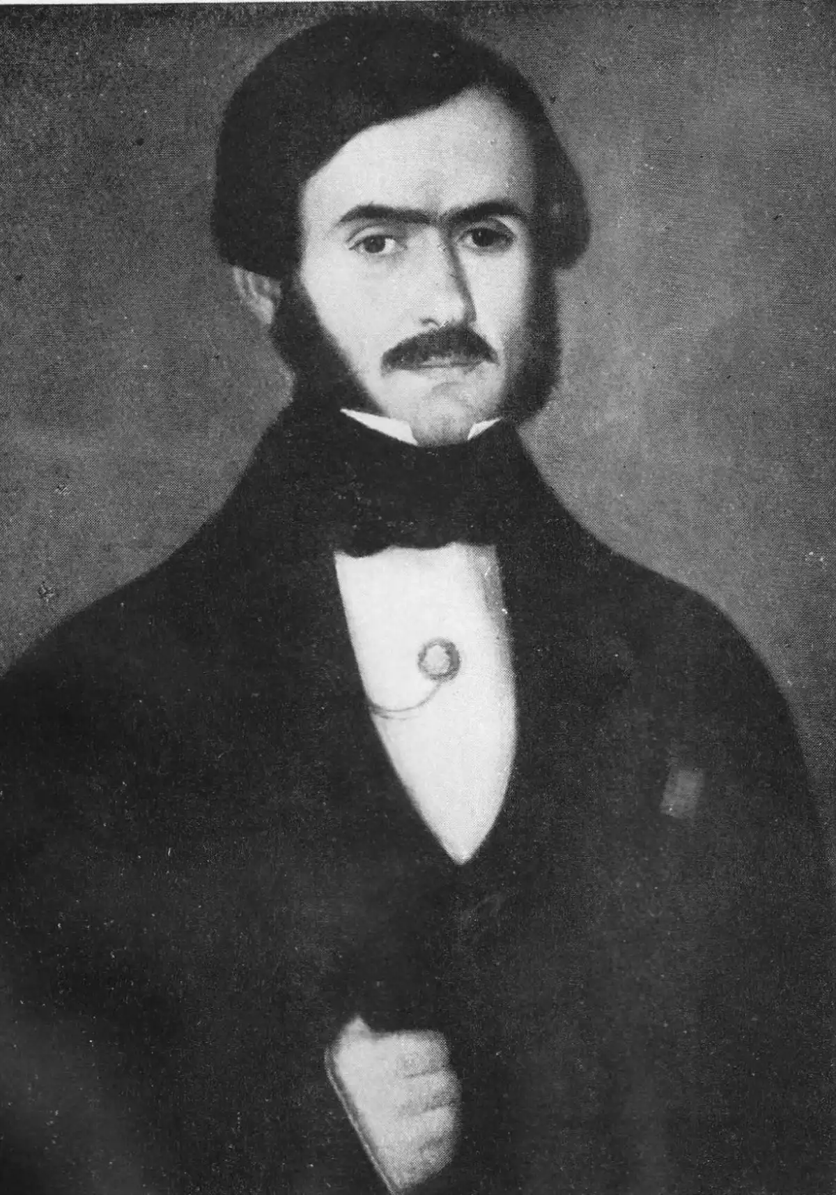 JUAN MANUEL TERÁN. Un cuadro de Ignacio Baz.