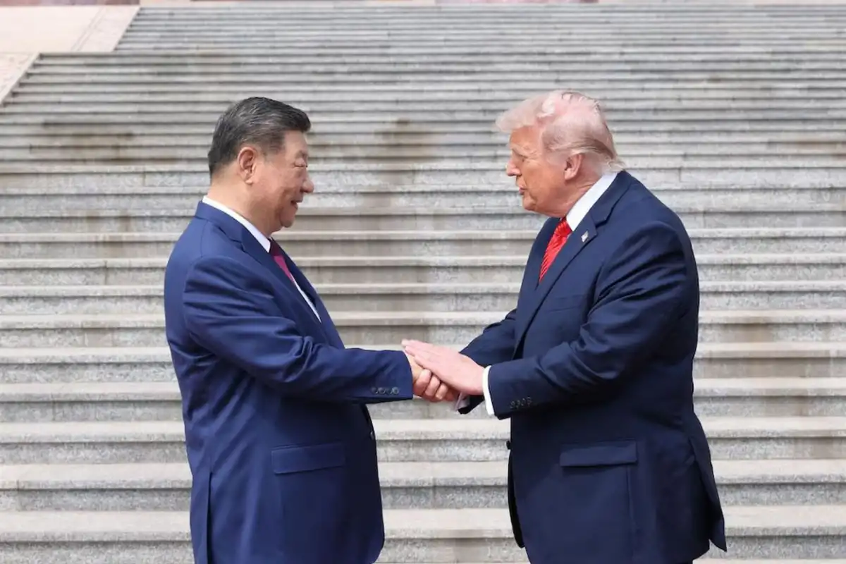 Xi Jinping y Donald Trump.