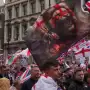 A favor y en contra de migrantes y musulmanes: marchas opuestas copan las calles de Londres