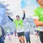 Terminó los 21K Yerba Buena, vio el humo celeste en la llegada y protagonizó una de las historias más emotivas