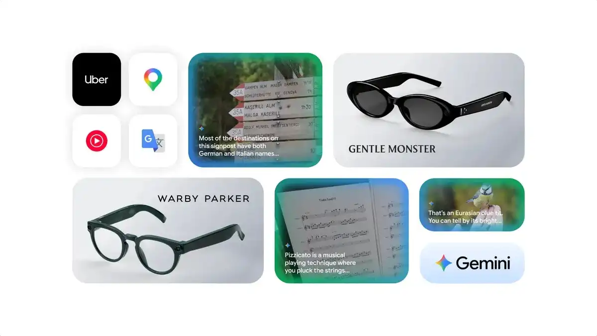 Google presentó sus nuevos anteojos con inteligencia artificial