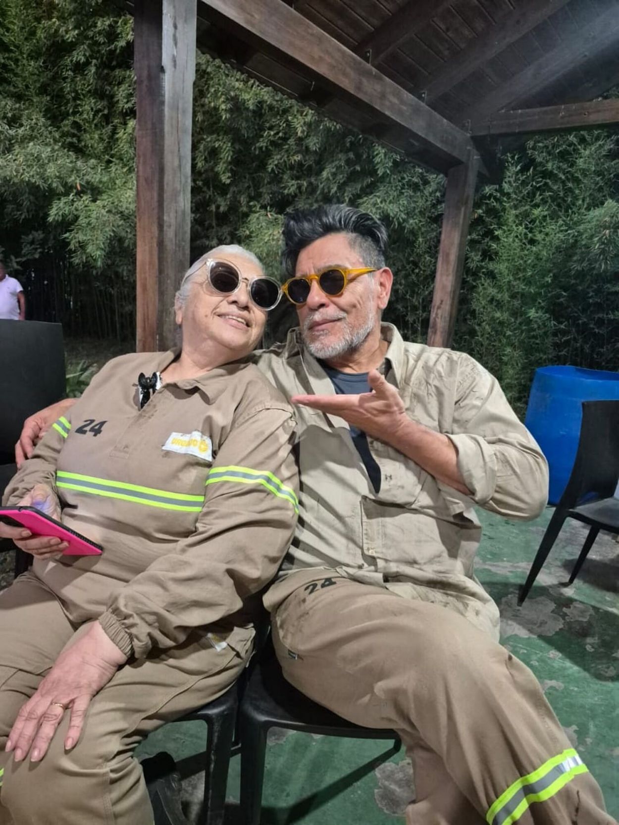 AMISTAD. Manina Aguirre y Juan Palomino construyeron un vínculo.