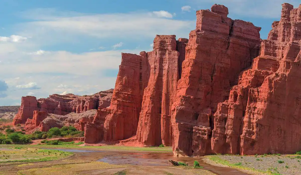 Quebrada de las Conchas, el lugar donde se guardan Los Castillos. 