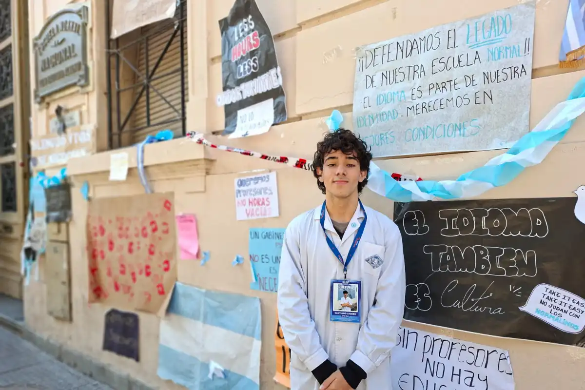 SEGUNDO HOGAR. Para Santiago, su colegio es parte importante de su vida. LA GACETA/ Foto de Ariane Armas
