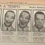 Recuerdos fotográficos: 1936. El cómico Luis Arata ilustra un poema satírico en LA GACETA