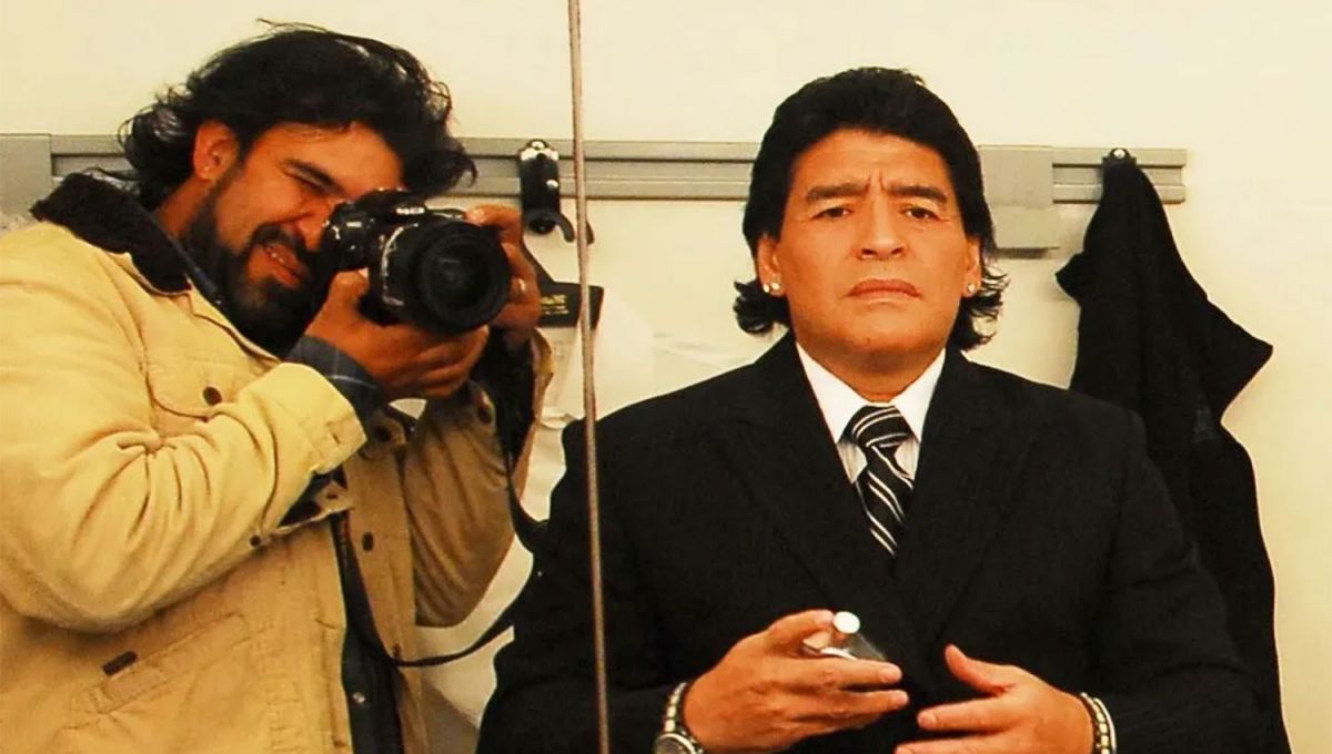 DE GALA. En 1995, Maradona conoció a Luengo en Punta del Este.