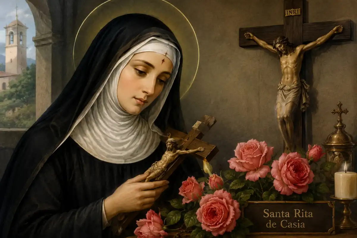 La devoción a Santa Rita creció con fuerza siglos después de su muerte, ocurrida en 1457. 