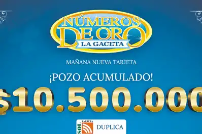 Números de Oro sigue creciendo y el pozo acumulado ya llegó a $10.500.000 para este viernes