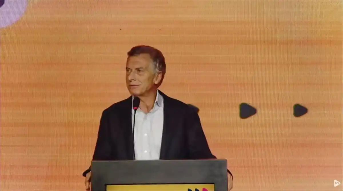 EN MENDOZA. Mauricio Macri lanzó una advertencia sobre la interna del Gobierno: El barco se hunde.