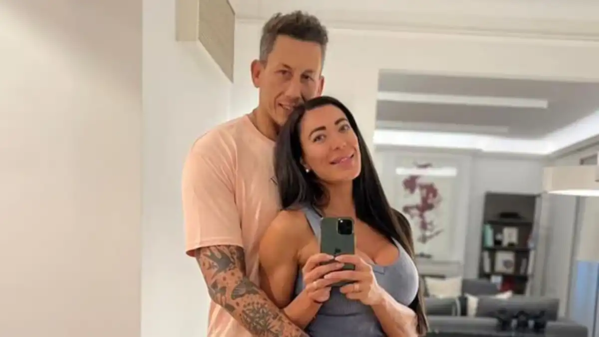 LA EX PAREJA. Procesaron al ex puma Patricio Albacete por violencia de género contra Pamela Pombo.