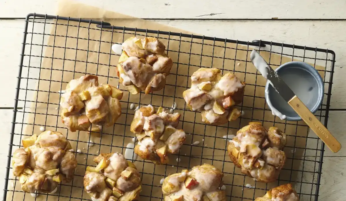 Cómo preparar buñuelos de manzana saludables. 