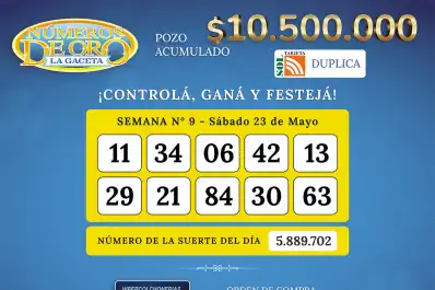 Los Números de Oro de LA GACETA del 23 de mayo de 2026