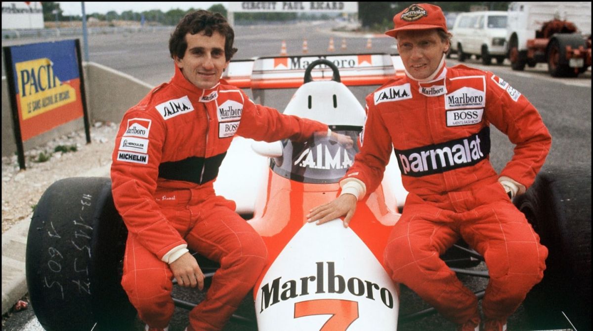 Prost (Izquierda) fue cuatro veces campeón de la F1