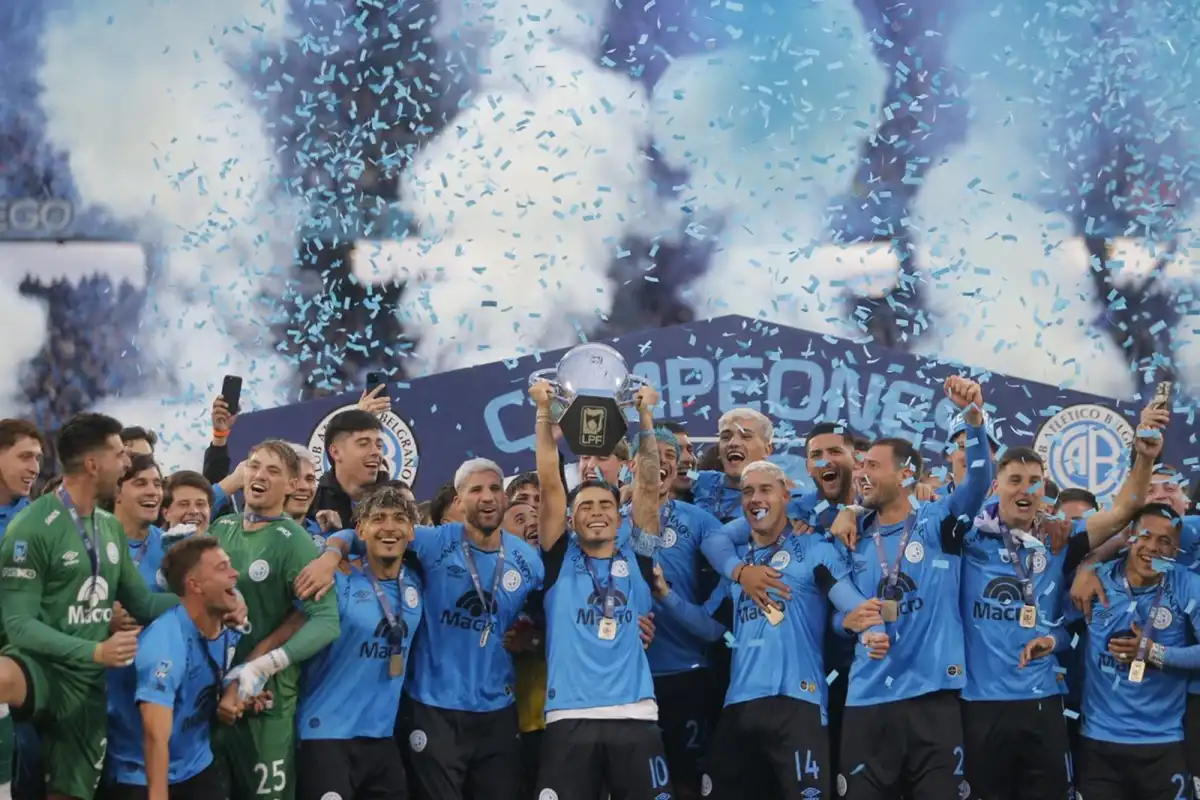 HISTÓRICO. Belgrano alcanzó su primer título oficial en Primera División.