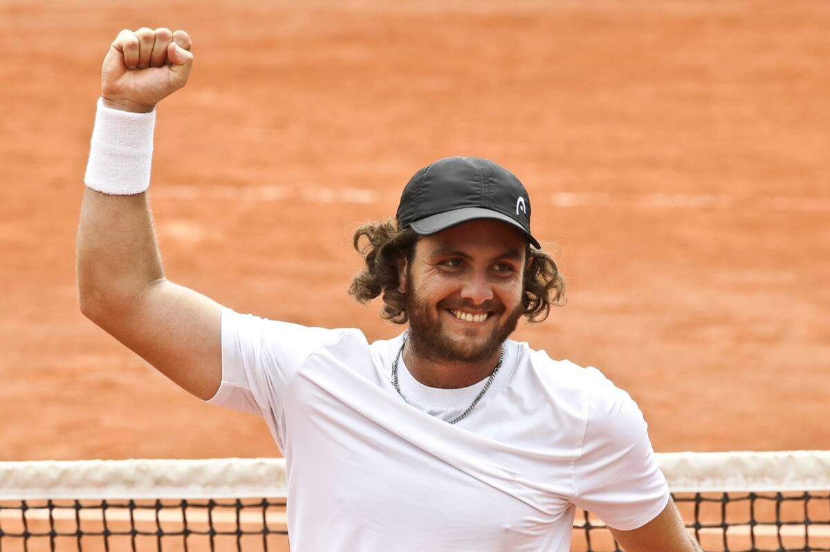 IMPECABLE. Trungelliti debutó con un triunfazo en Roland Garros: venció al francés Kyrian Jacquet en set corridos.