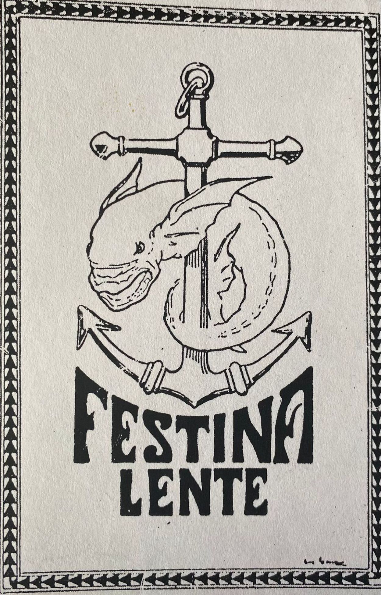 Recuerdos fotográficos: “Apúrate despacio”, el “ex libris” de Juan Heller para la Corte