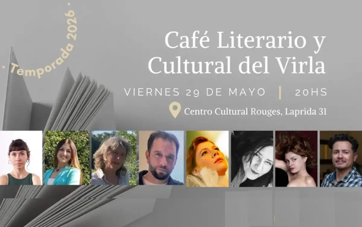 El Café Literario del Virla tendrá una edición especial en el Centro Cultural Rougès