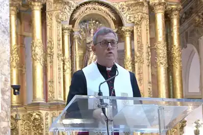 “Basta de división”: el duro reproche de García Cuerva a Milei en un Tedeum marcado por las internas