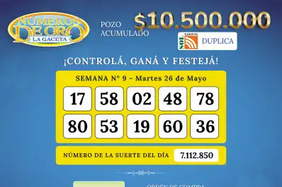 Los Números de Oro de LA GACETA del 26 de mayo de 2026