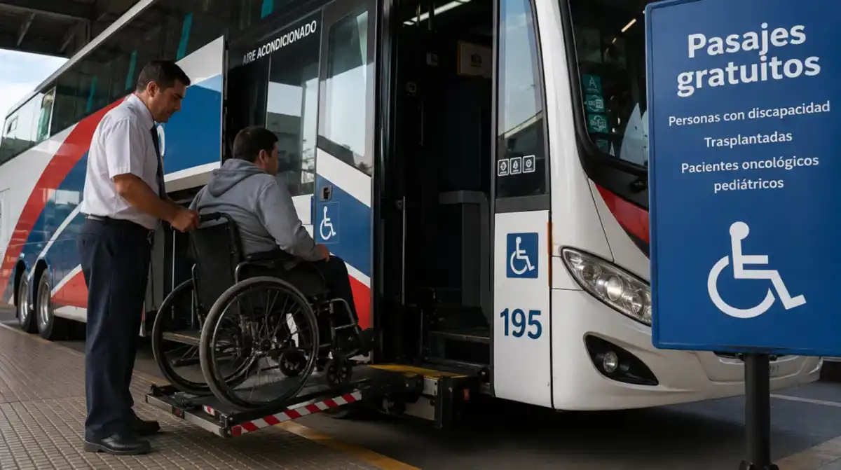 Pasajes para personas con discapacidad: los transportistas reclaman una deuda de $27.000 millones. 