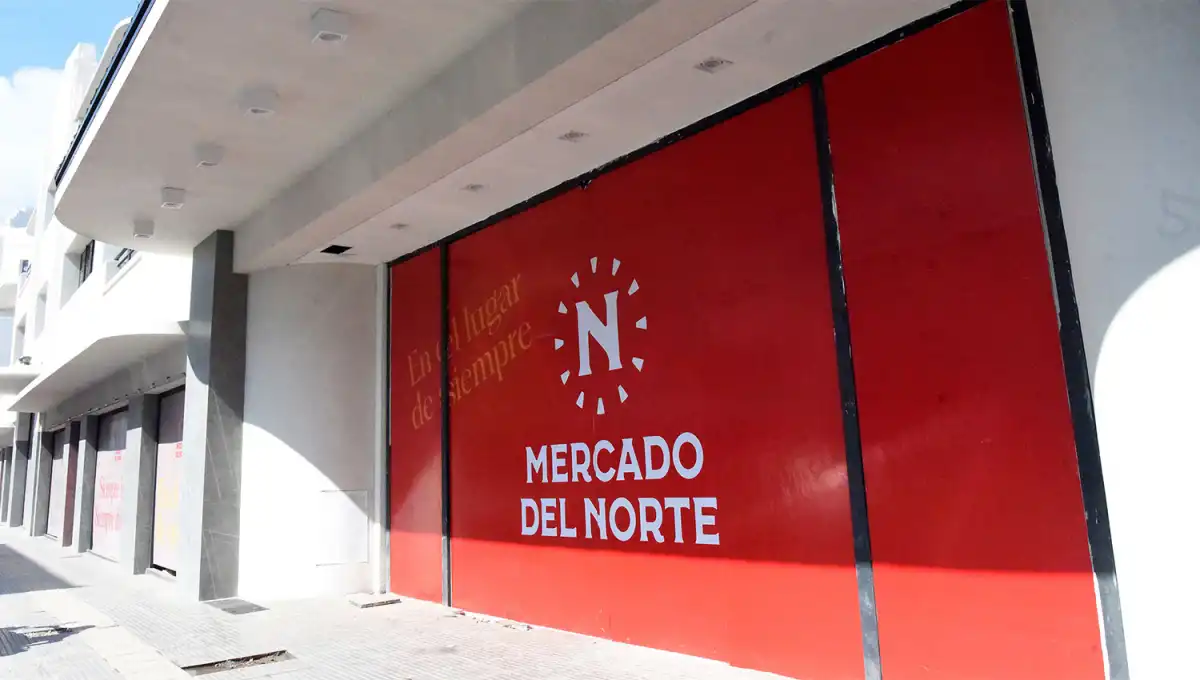 EN LA RECTA FINAL. El Mercado del Norte fue cerrado en 2021 y hace casi dos años comenzó la inauguración de los primeros locales.