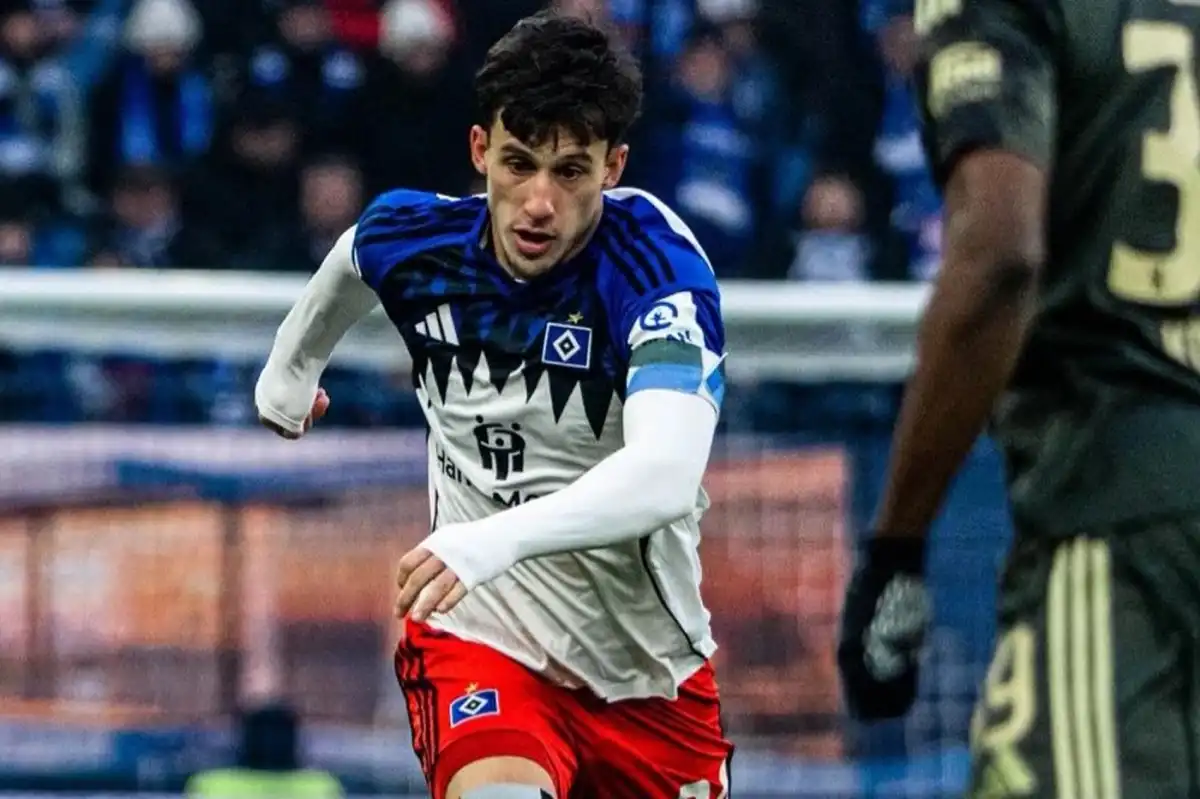 Nicolás Capaldo se ganó la titularidad en Hamburgo.