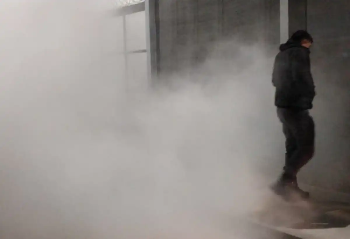 El caos se desató en un pabellón de menores. 