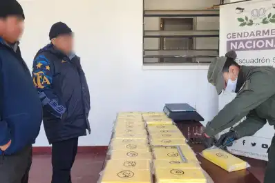 Manifestaron que iban a realizar turismo por Buenos Aires, pero transportaban 25 kilos de cocaína dentro del tanque de combustible