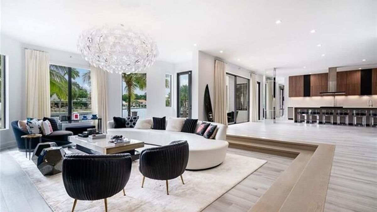 Así es la mansión de Antonela Rocuzzo y Lionel Messi en Miami: ocho dormitorios, dos muelles y nueve baños