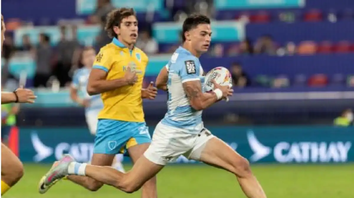 A PURA VELOCIDAD. Marcos Moneta es uno de los jugadores claves de Los Pumas 7's.