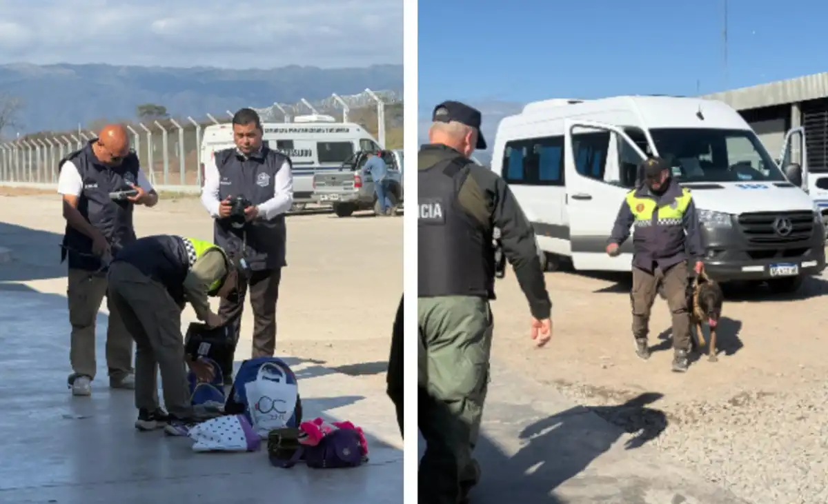 TRAS EL MOTÍN. Detectaron droga durante una visita en el Instituto Cura Brochero.