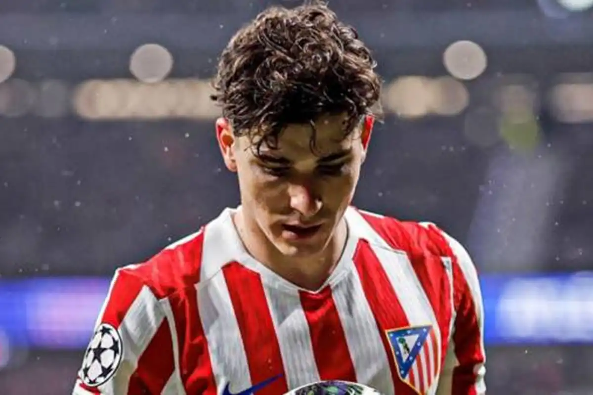 Julián Álvarez, delantero del Atlético de Madrid.