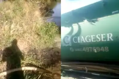Empresarios fueron procesados por arrojar líquidos cloacales al río Gastona