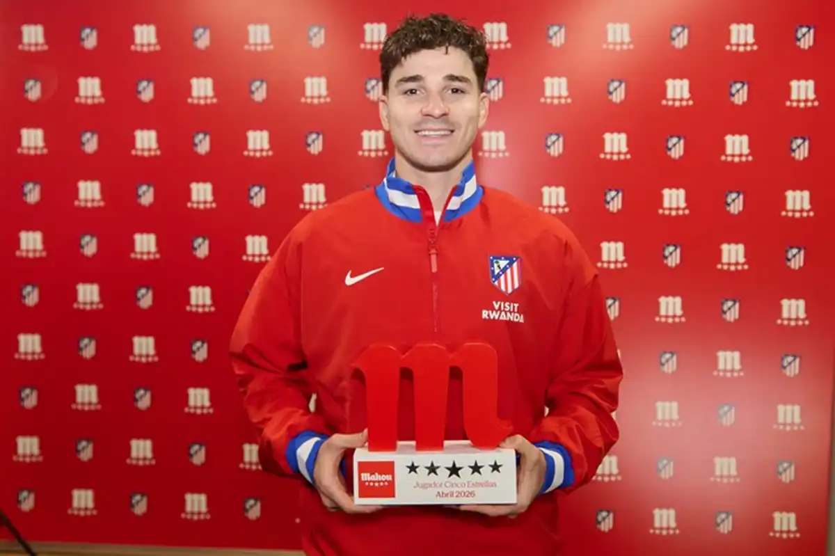 Julián Álvarez es una de las figuras del Atlético de Madrid. 